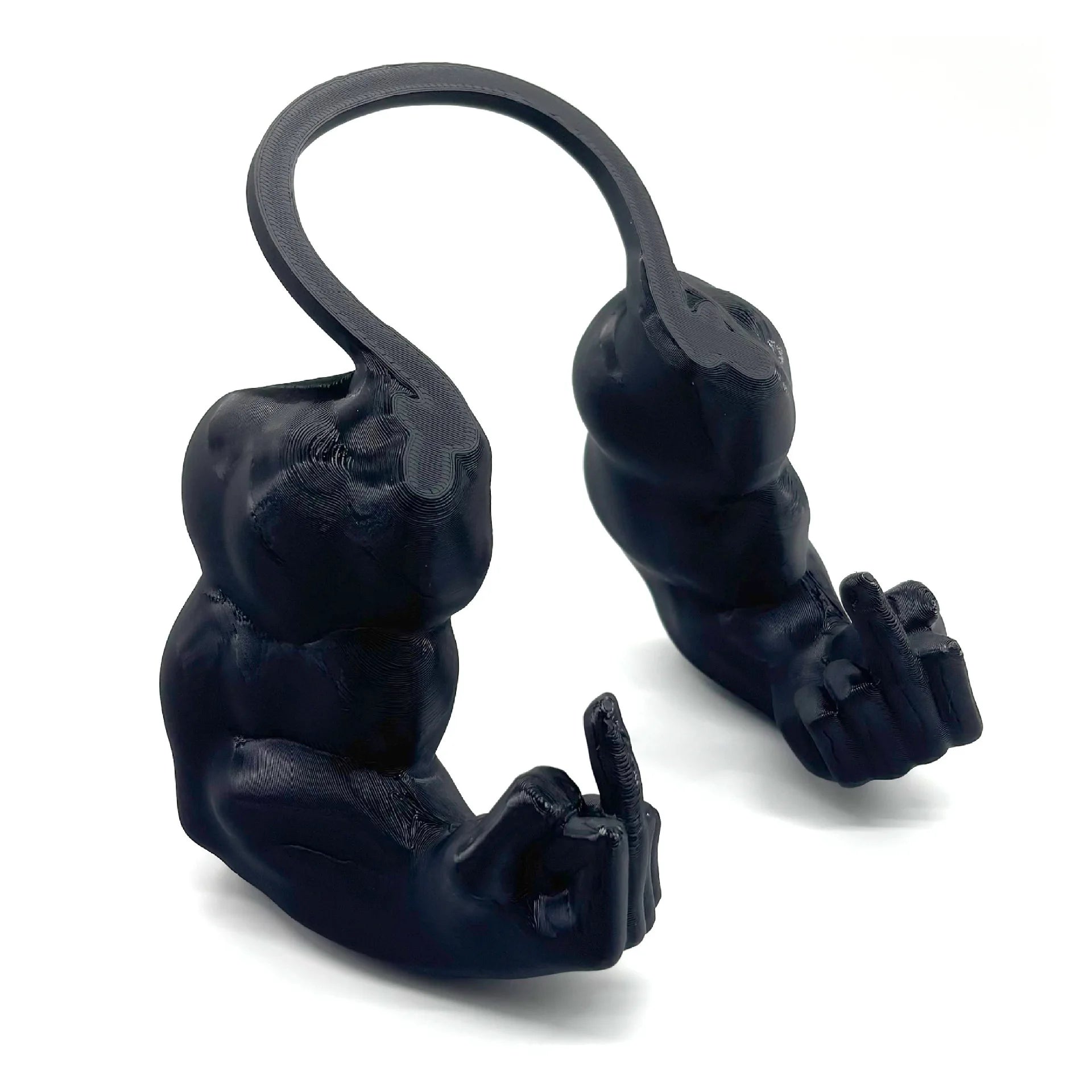 Middle Finger Cat Muscle Arm - 3D Printed Neck Arm Muscle Texture, Fun Pet Accessories, Halloween Cat Accessories