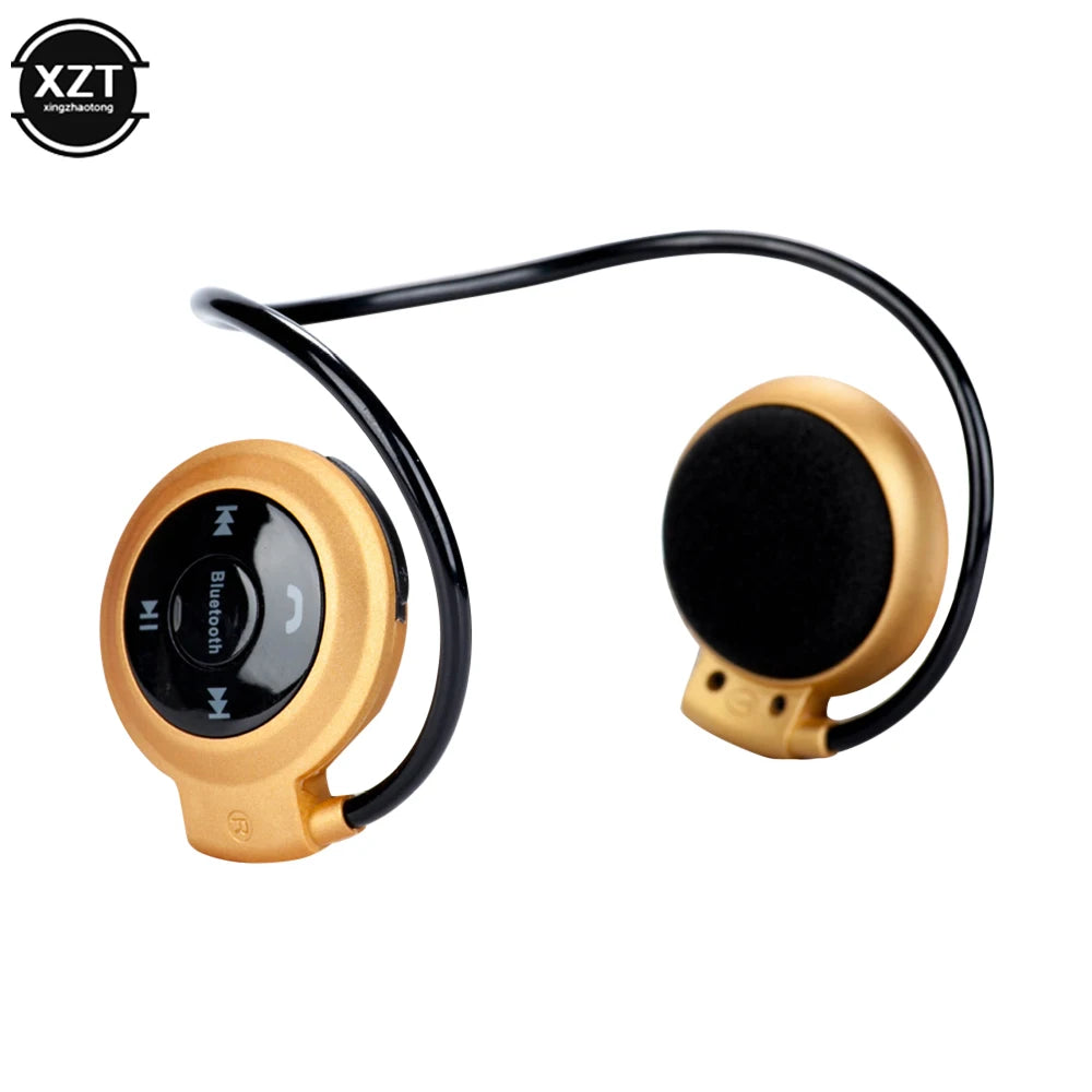 New Sport Wireless Bluetooth Headphones Stereo Earphones Mp3 Music Player Headset Earpiece Micro SD Card Slot Handsfree Mic