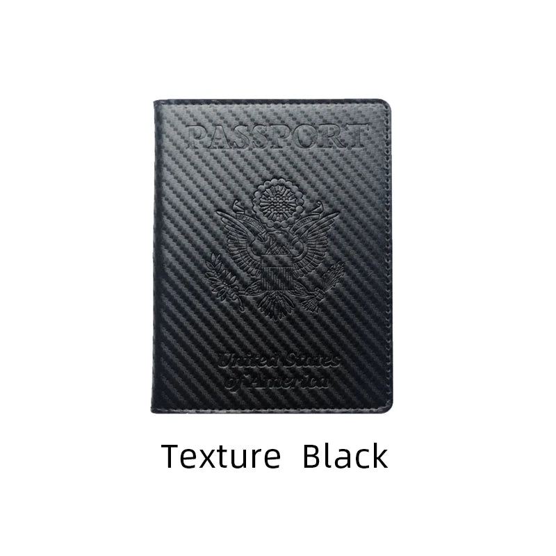 Travel Passport Cover Card Protector Women Men Embossing Travel ID&Document Passport Holder Business PU Leather Wallet Case NEW
