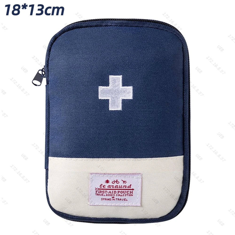 Portable Medicine Bag Empty First Aid Kit Emergency Survival Medical Small Medicine Pill Storage Bag Outdoor Camping Equipment