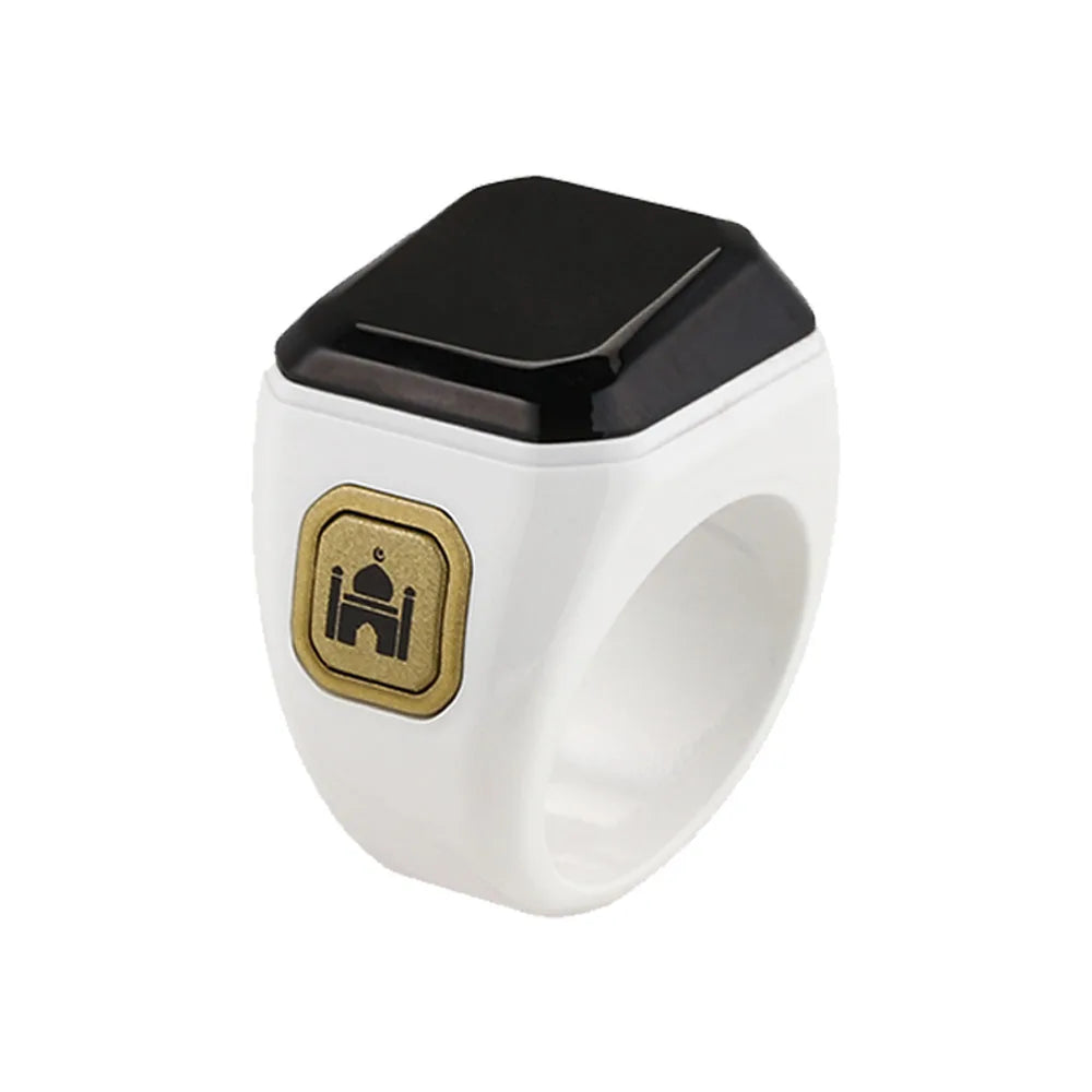 Qibla Smart Tasbih Tally Digital Counter for Muslims Tasbeeh Zikr Ring 5 Prayer Time Vibration Reminder Subhah Masbahah Misbaha
