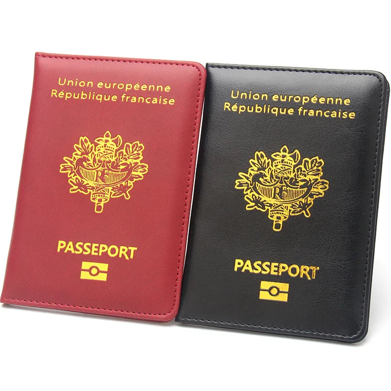 High End Leather Passport Holder Passport Protection Cover Passport Case Plane Ticket Holder Id Card Holder Travel Accessories