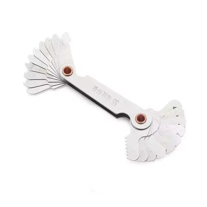 55/60 Degree Metric Inch Thread Plug Gauge Gear Tooth Screw Pitch Gauges Measuring Center Metrisch Thread Measurement Tools