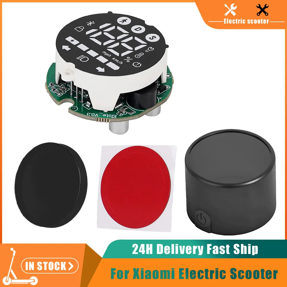 Digital Display Instrument Screen For Xiaomi Elite Electric Scooter Switch Panel Dashboard Cover Accessories