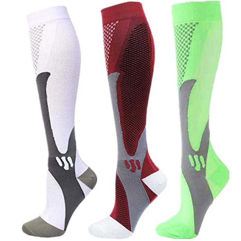 Compression Socks Running Football Sports Medical Nursing Socks for Flight Travel Pregnancy Edema Diabetes Varicose Veins Socks