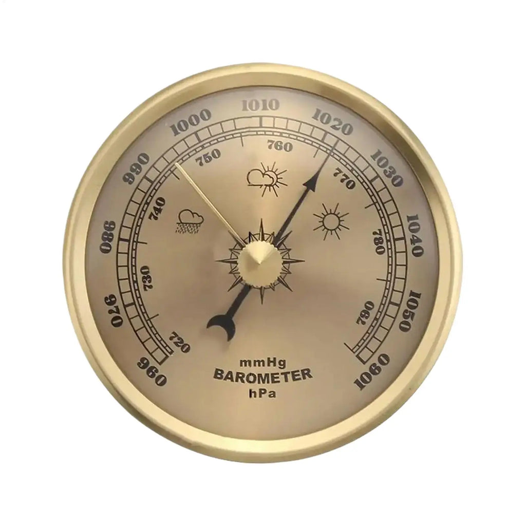 Fishing Barometer Air Pressure Gauge Wall Hanging Weather Forecast Station for Ships Laboratories Families Tools Fishing Accesso