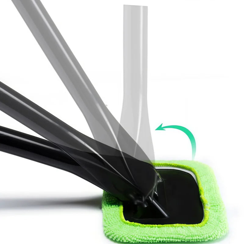 Pro Versatile Durable Heavy Duty Windshield Defogger Cleaning Brush Tool for Car Front Window Wiper and Glass Cleaner Accessory