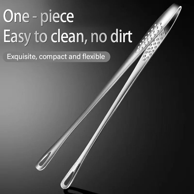 Stainless Steel Kitchen Tongs BBQ Grill Meat Barbecue Tongs Clip Food Utensils Cooking Tweezers Food Tongs CFQJ002
