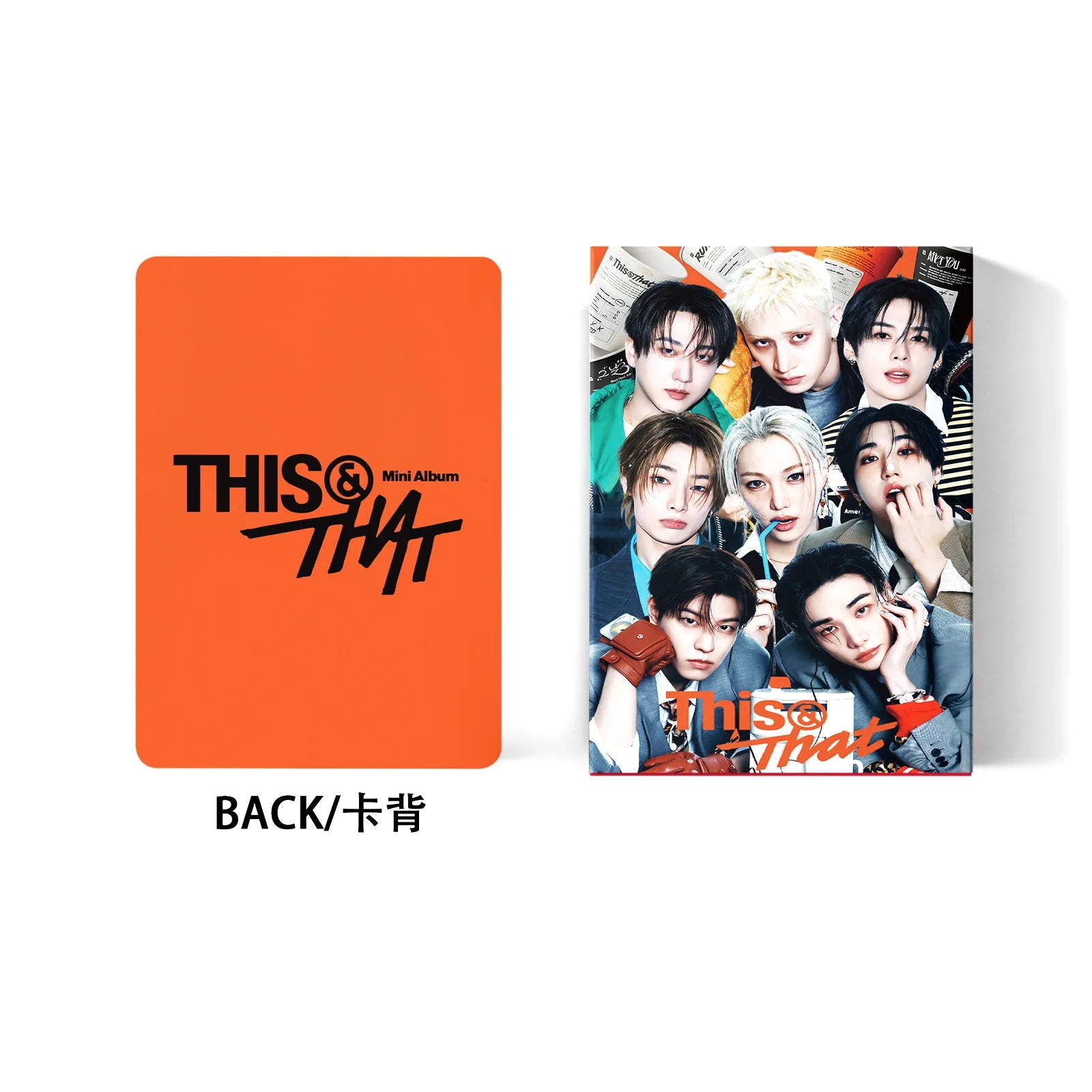 127 Korean Boy Group THIS&THAT Mini Cards Stickers Celebrity Photo Cards LOMO Cards Fan Collection Cards Gift