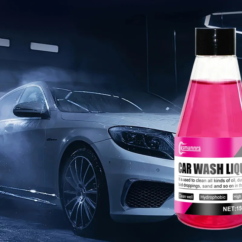 1:100 High Concentrate Pink Foam Car Wash Wax Neutral PH Formula, Safe for Car Paint. Universal Paint Protection for All Vehicle