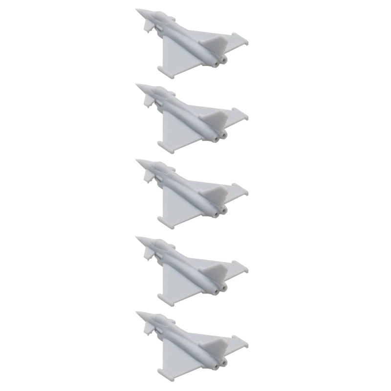 5PCS 1/700 400 350 Scale EF-2000 Typhoon Resin Fighter Aeroplane Toys Fighting Aircraft Mould for DIY Battle Airplane Model