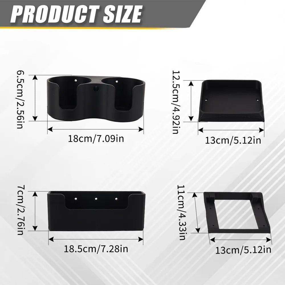 Cup Holder Storage Rack For 1992-1995 Honda Civic EG Cup Holder Upgrade With Washers Screws