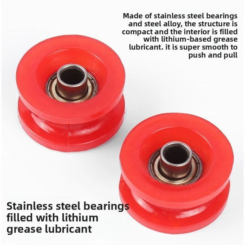 Suitable for the sliding wheels of motorcycles and three-wheelers, as well as the bearing of the track wheels.