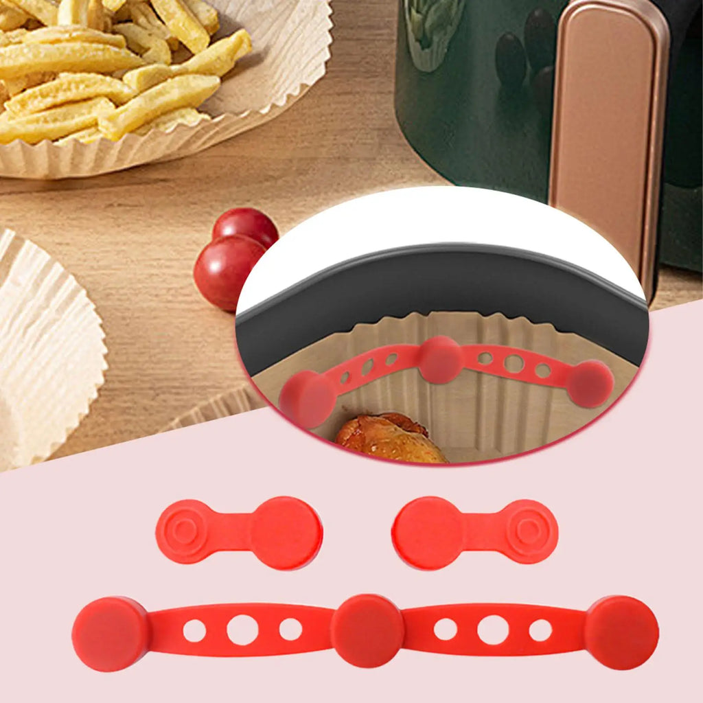 Air Fryer Magnet Silicone Buckle High Temperature Resistant For Holding Down Air Fryer Parchment Paper Lock Air Fryer accessory