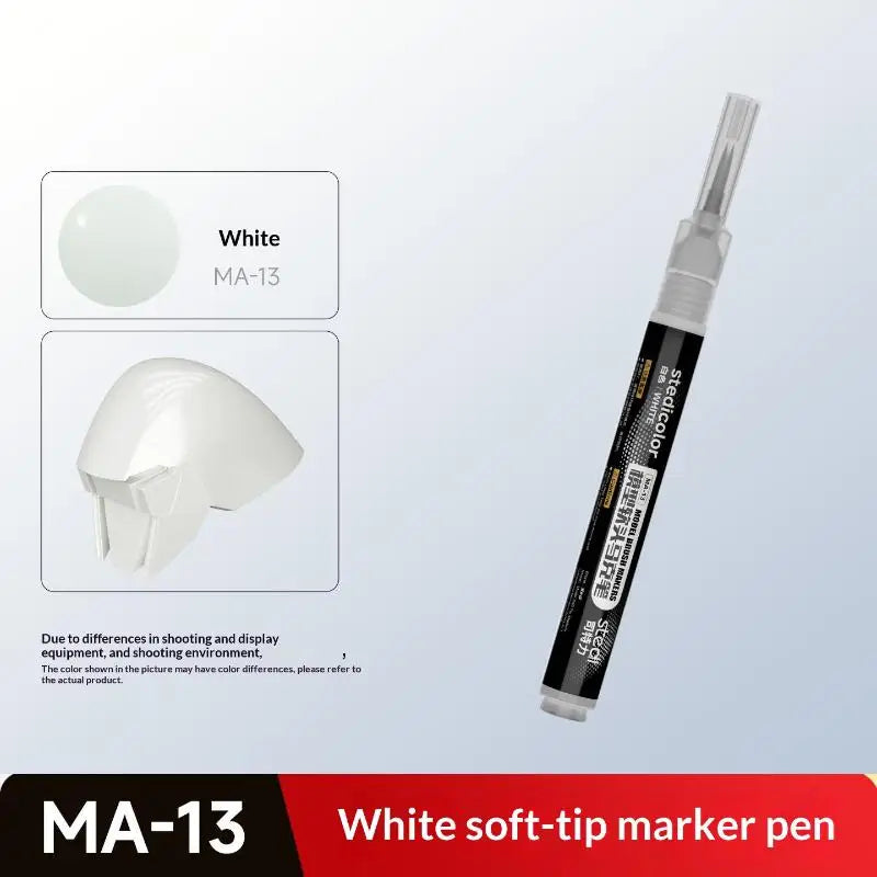 New New 1PC Stedi Front Valve Type Soft Tip Acrylic Paint Marker Water Based For Mecha Figure DIY Hobby Painting Coloring