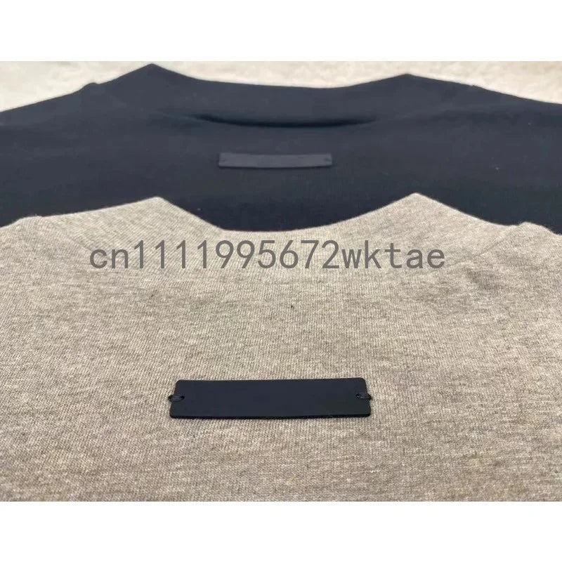 25SS Men's Two Piece Outfit Set Luxury Design Silicone Letter Logo T-shirt Sports Suit High Street Couple Oversized Jogging Set