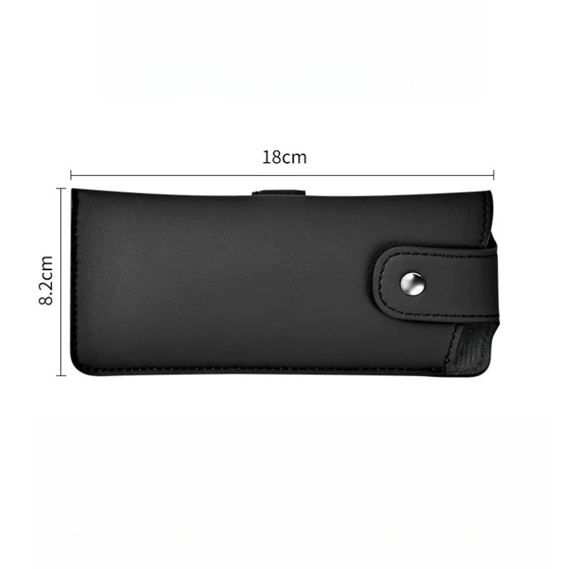 Magnetic Car Sunglasses Holder Case Universal Auto Sun Visor Glasses Box Clip Sunglasses Holder Fastener Eyeglasses Storage