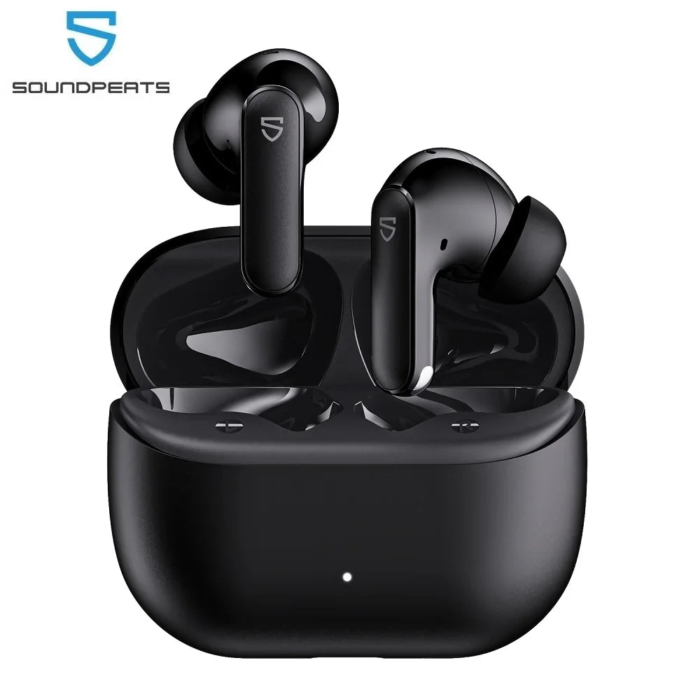 SoundPEATS Q3 Pro Wireless Earbuds Active Noise Cancelling Bluetooth V6.0 Earphones with 4 Mic,13mm Driver,Multipoint Connection