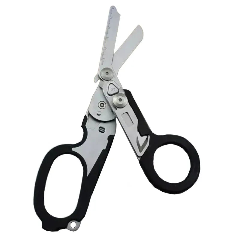 6-in-1 Tactical Emergency Shears Foldable First Aid Scissor Outdoor Survival EDC Rescue Tools Leatherman Raptors For Hiking Camp