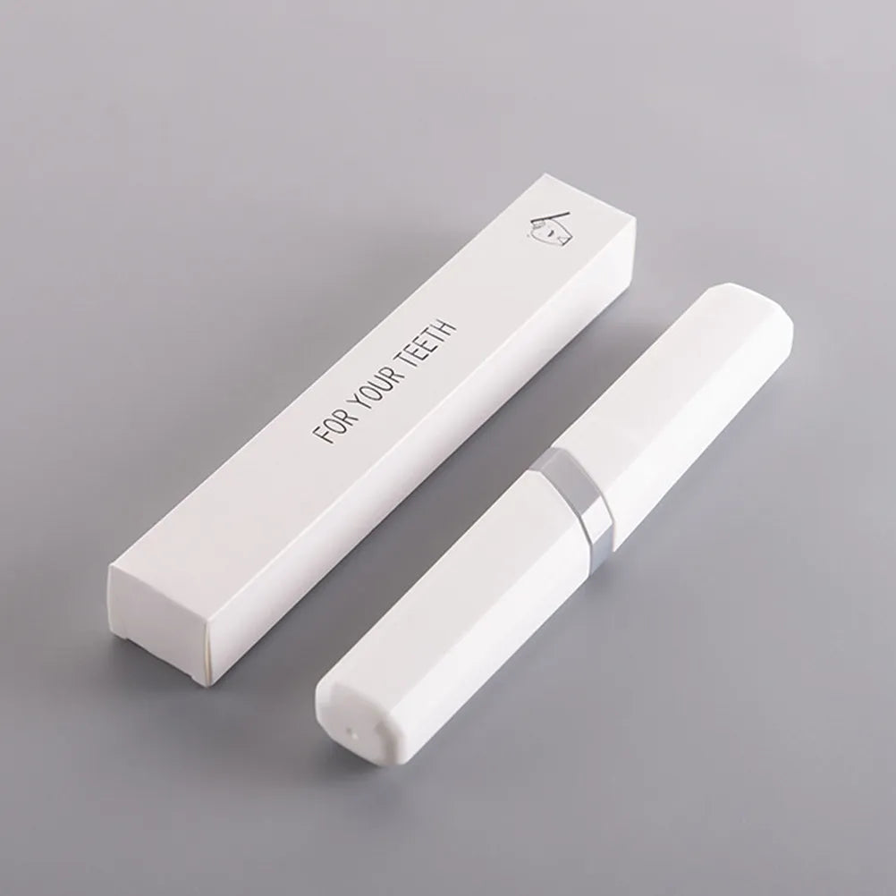 1Set Travel Toothbrush Set Lightweight Compact Toothbrush Holder with Storage Box for Toothpaste and Brush Prevents Bending on