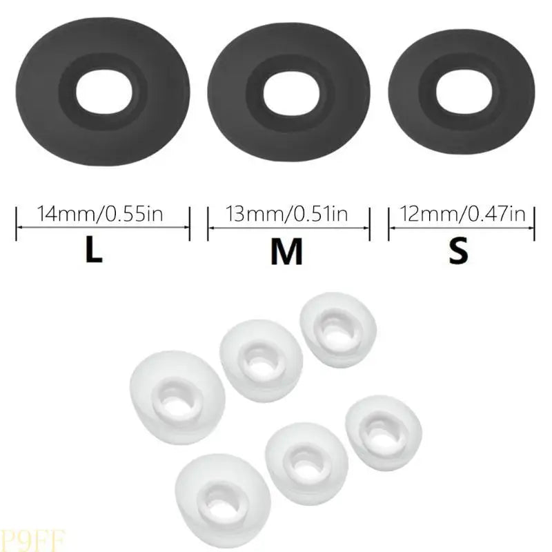 CS1W Customizable Earbud Tips Set Eartips for Buds Z2 In Ear Earphones Eartip Cover 3Sizes