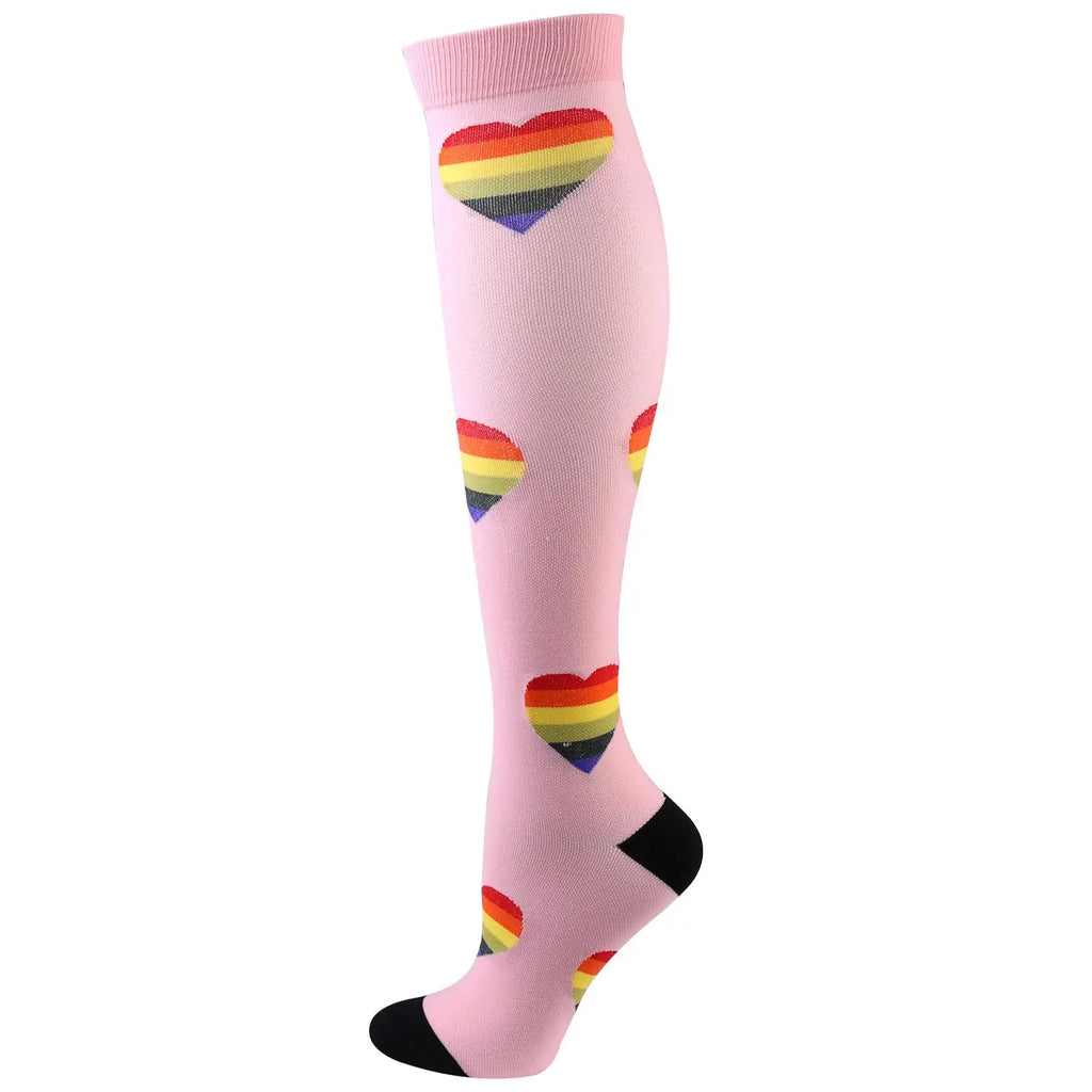 58 Styles Compression Socks Fit For Men Women Nurse Medical Edema Diabetes Varicose Veins Running Hiking Breathable Sports Socks