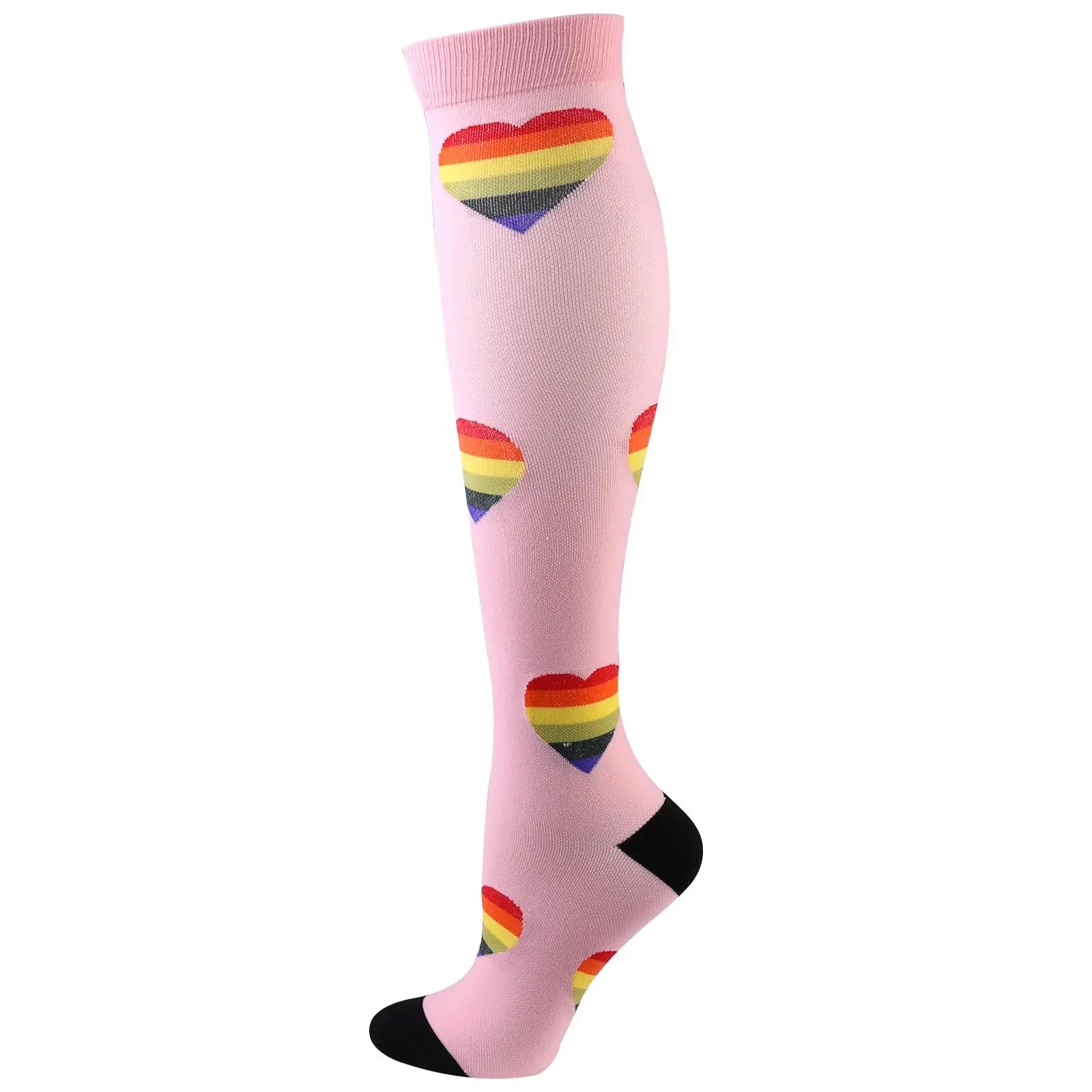 58 Styles Compression Socks Fit For Men Women Nurse Medical Edema Diabetes Varicose Veins Running Hiking Breathable Sports Socks
