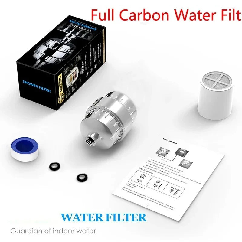 15-20 Stages High Household to Remove Chlorine Fluoride Heavy Metals Filtered Soften Hard Water for Shower Head Cleaning Purifie