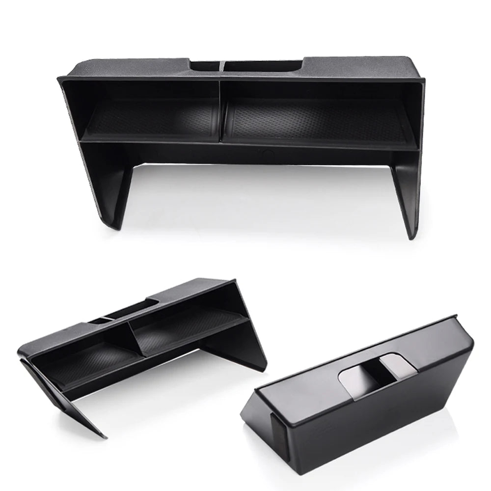 Car Center Console Organizer for VW Golf 8 MK8 2020-2023 LHD Storage Box Interior Accessories Custom Dashboard Decoration