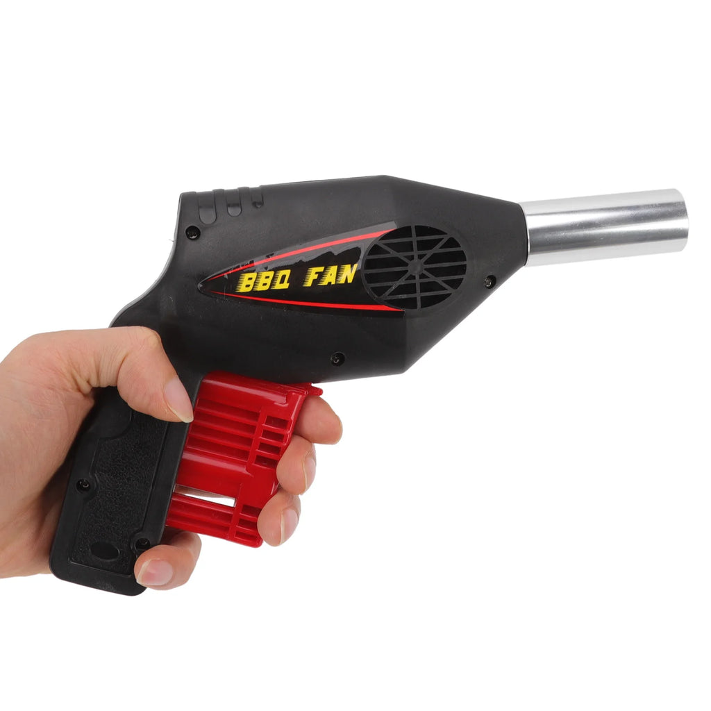 18.5X16.7X5cm BBQ Air Blower Ventilator Portable Picnic Hand Held Fan Camping Cooking Tools For Outdoor Travel Barbecue