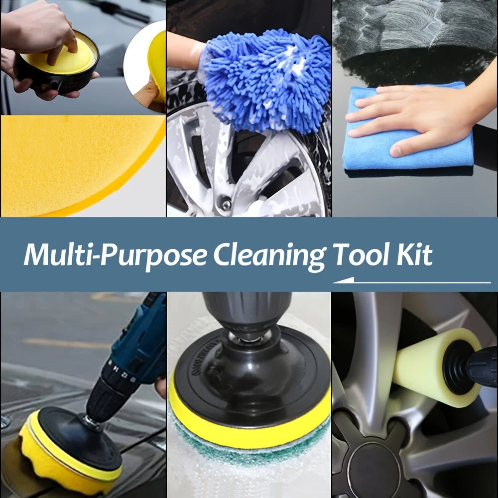 New Car Detailing Brush Set The Ultimate Auto Cleaning Kit for Vents Gaps Maintenance Car Air Outlet Detail Clearance Brush