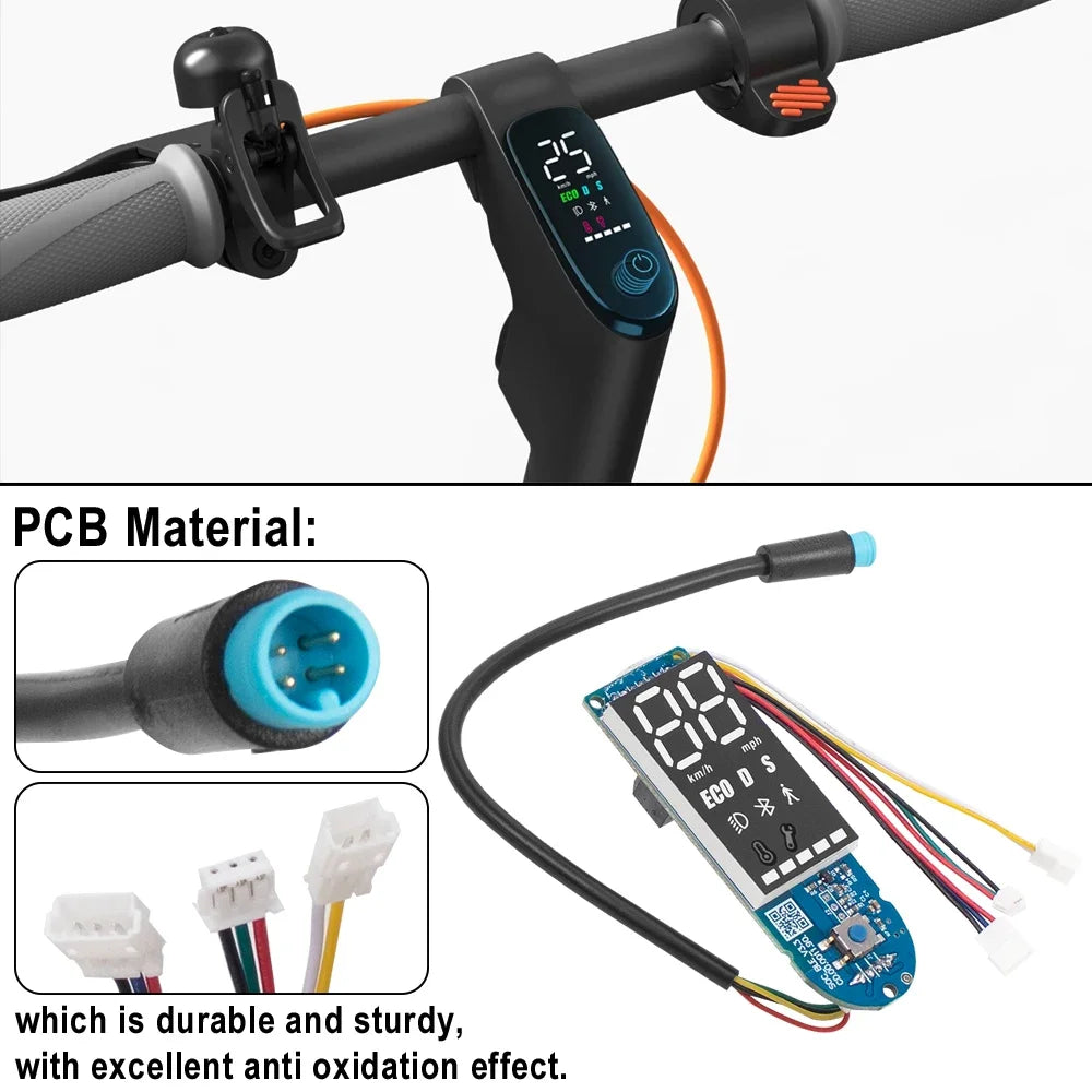 Circuit Board Display Bluetooth for Ninebot F20 F25 F30 F40 Electric Scooter Kit Display Panel Skateboard Dashboard Screen Cover