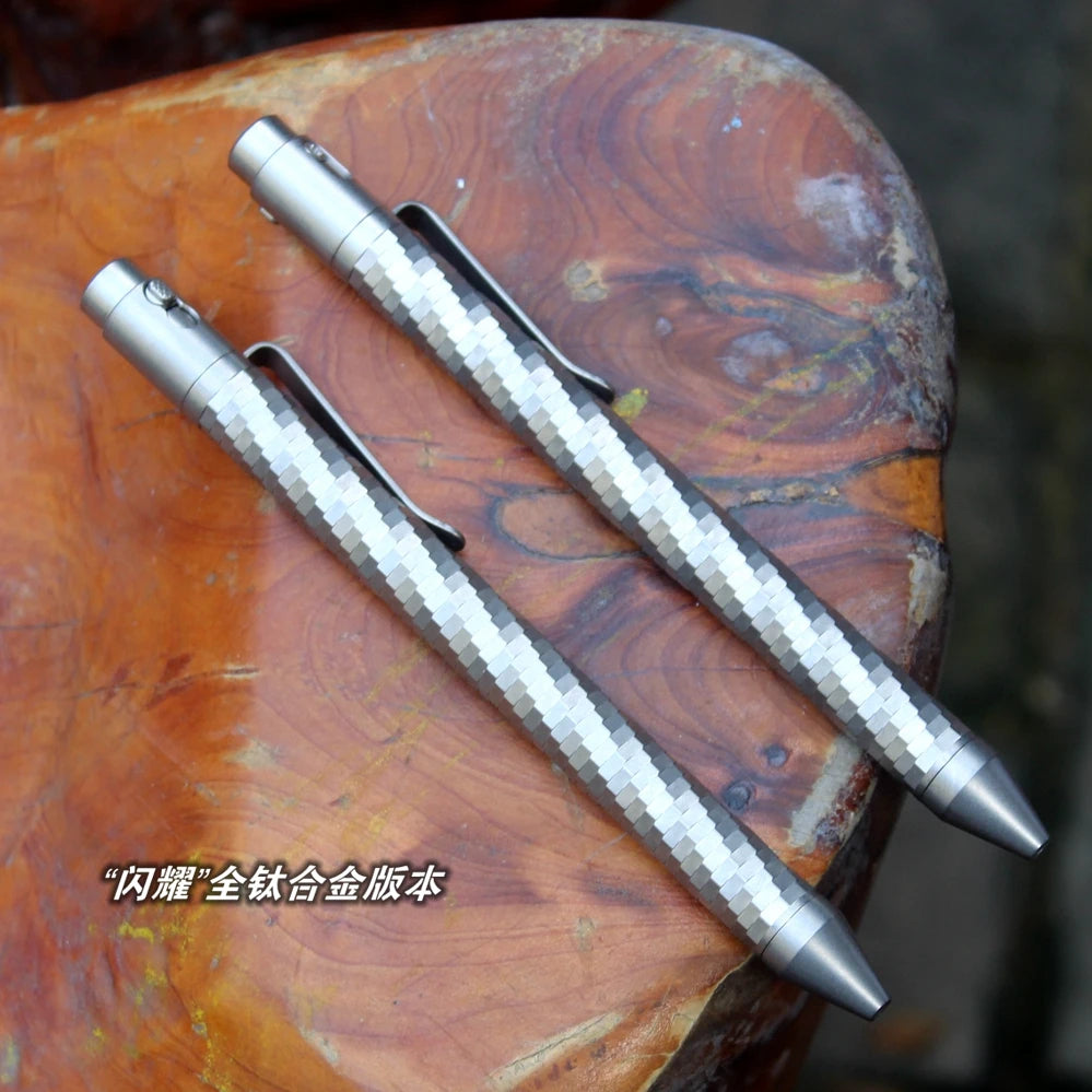 EDC Titanium Alloy Pen With Collection Writing Multi-functional Portable Outdoor EDC Tools