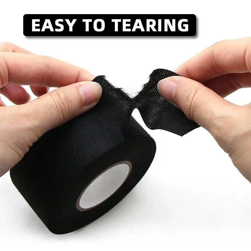 1/3/5 Roll Heat-resistant Adhesive Cloth Fabric Tape 9-50mm For Automotive Cable Tape Harness Wiring Loom Electrical Heat Tapes