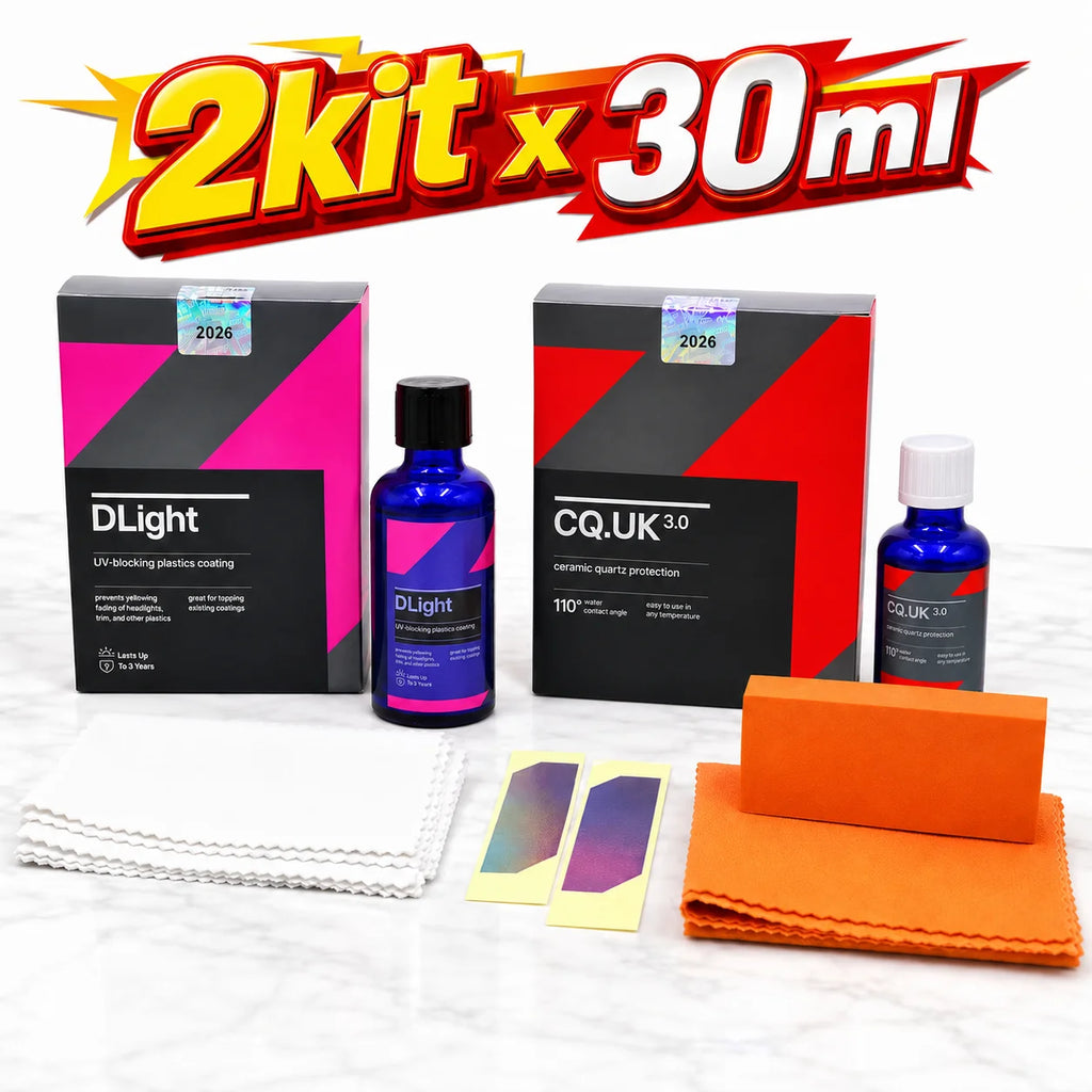 Car CQUARTZ DLight UV Ceramic Headlight Coating Long-Lasting Protection Coating for Car Care Headlights and PPF Plastics
