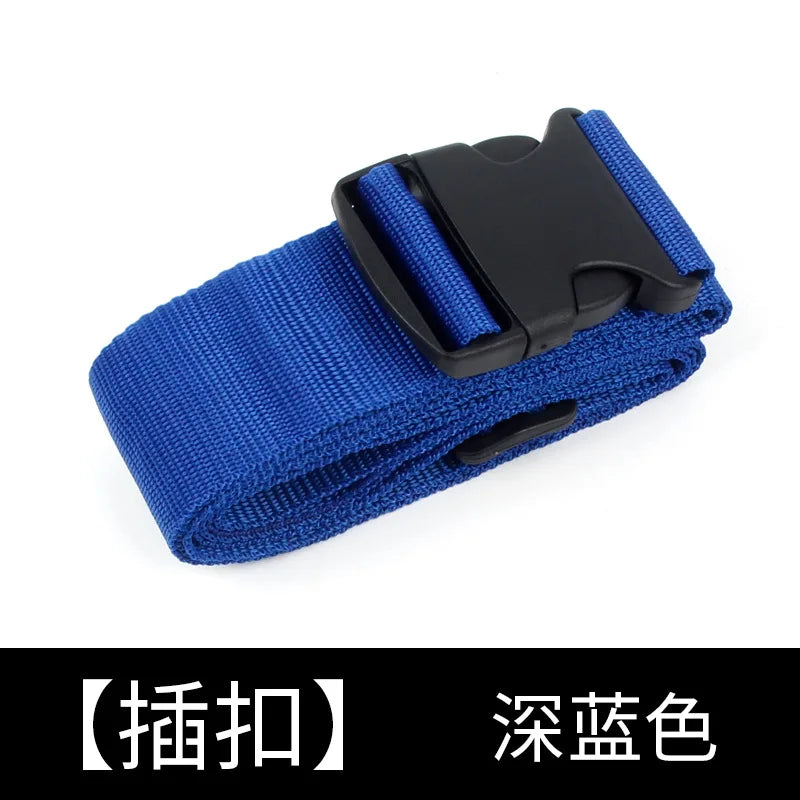 Straight Shaped Luggage Straps for Suitcase, Polyester Luggage Belt with Adjustable Release Buckle Travel Accessory ﻿