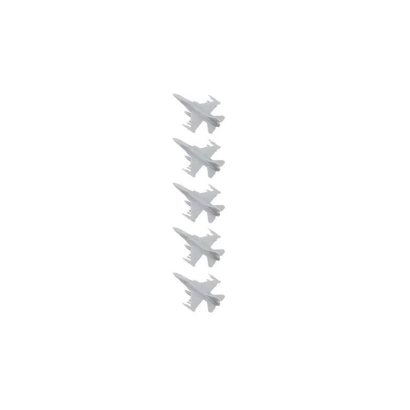 5PCS F-16C Fighting Falcon Resin Fighter Aircraft Battle-plane 1/2000 1/700 1/350 Length 6mm 21mm 42mm Mini Aeroplane Model