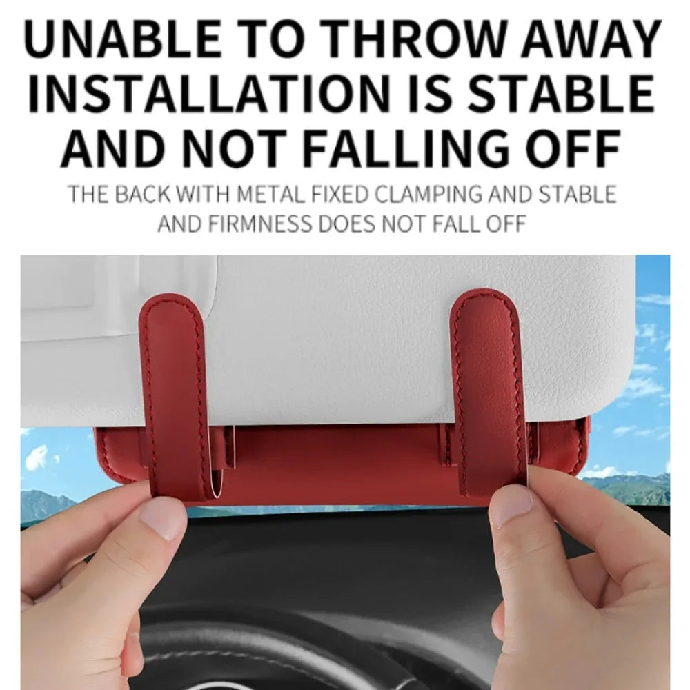 Car Glasses Case Sun Visor Storage Magnetic Sunglasses Holder Portable Glasses Clip Auto Accessories