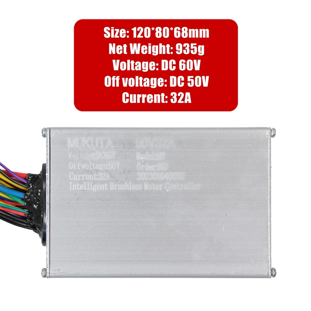 MUKUTA Intelligent Brushless Controller for MUKUTA 10Plus 10 PLUS Electric Scooter Integrated 2 in 1 for Both Front & Rear Motor