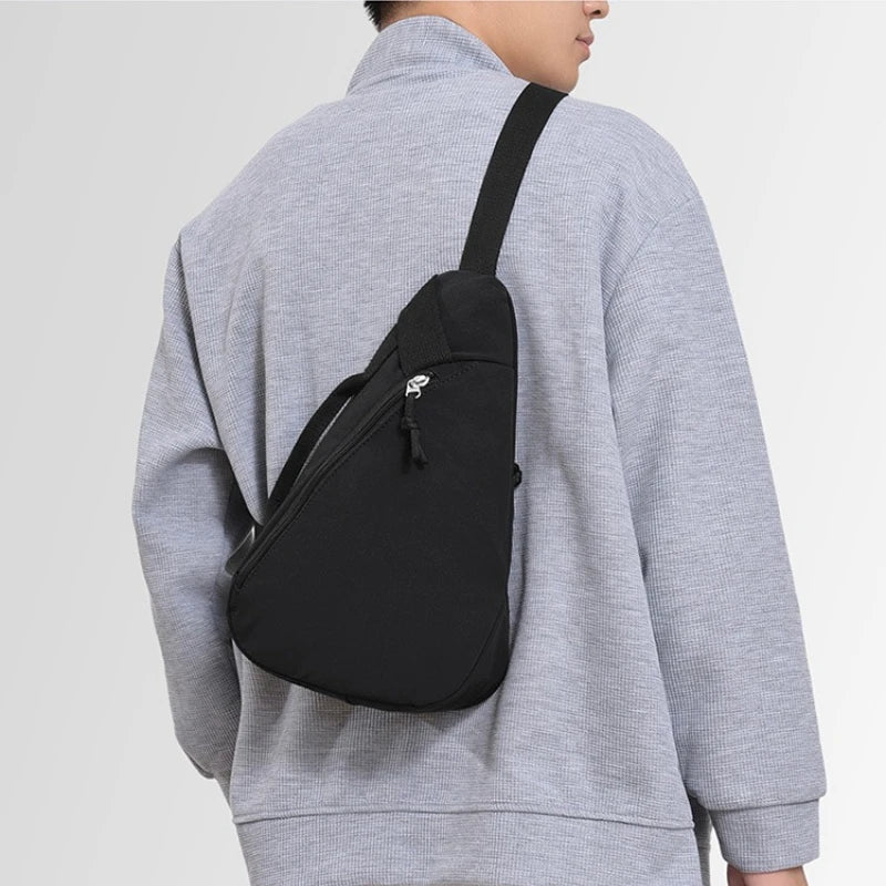 Men's Chest Bag Business Casual Multi-Functional Large-Capacity Crossbody Bag Women Japanese-Style Stylish Single-Shoulder Bag