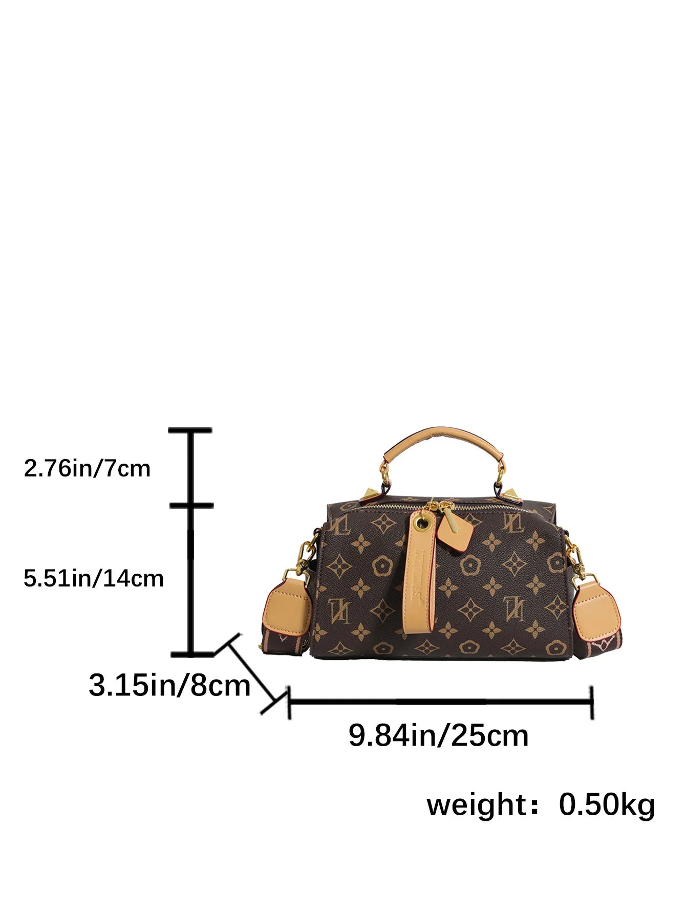 2026 New Retro Printed Pillow Bag Large Capacity Multifunctional Wide Strap Single Shoulder Crossbody Bag For Commute