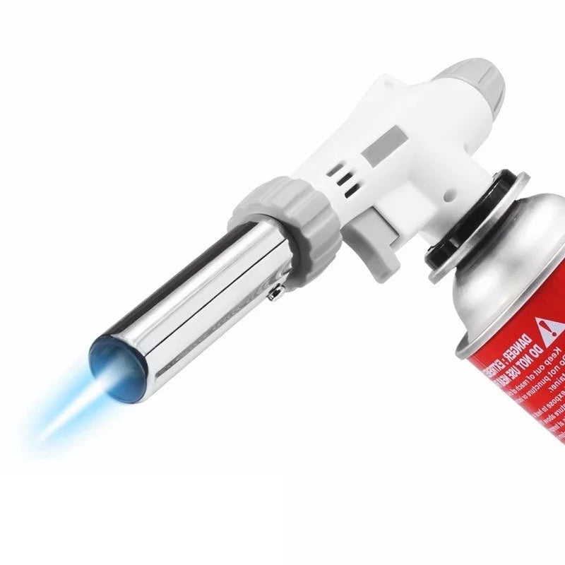 Torch Cooking AutoIgnition Butane Gas Welding-Burner Heating Welding Gas Burner Flame Gas Torch Blow for BBQ Home Cooking