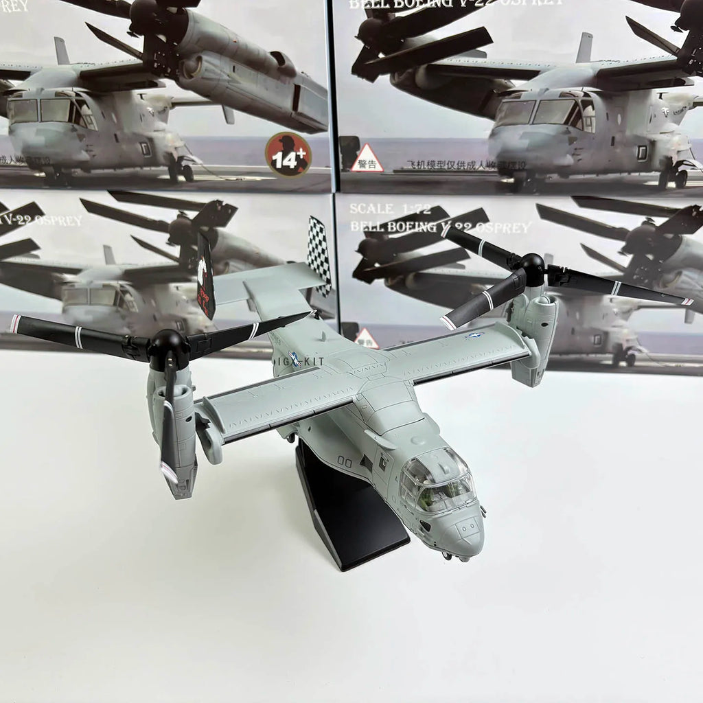 1:72 Scale  US Navy Marine V22 V-22 Osprey Transport Helicopter Amphibious Metal Plane Aircraft Model Ornament