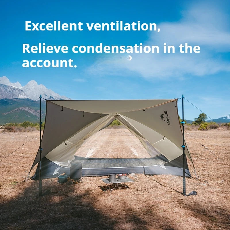 Naturehike Mongar UL Hiking Tent 1 2 Person 15D Nylon Ultralight Waterproof Double Layer Outdoor Backpacking Travel Camping Tent