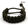 1PC Adjustable life-saving emergency hand woven wristband Umbrella rope bracelet woven rope Camping hiking outdoor accessories