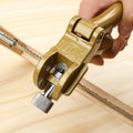 Portable Saw Teeth Set Tool Anvil Design Pulling Pliers Sawtooth Dresser Zinc Alloy with Magnifying Glass