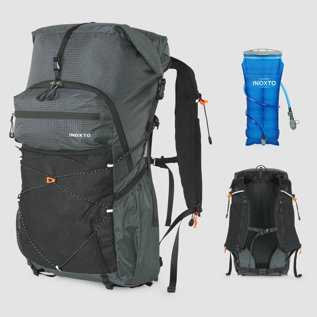 Hiking Backpack for Men and Women, 30L Waterproof Camping Backpack with Rain Cover, Lightweight Outdoor Sport Travel Daypack Ruc