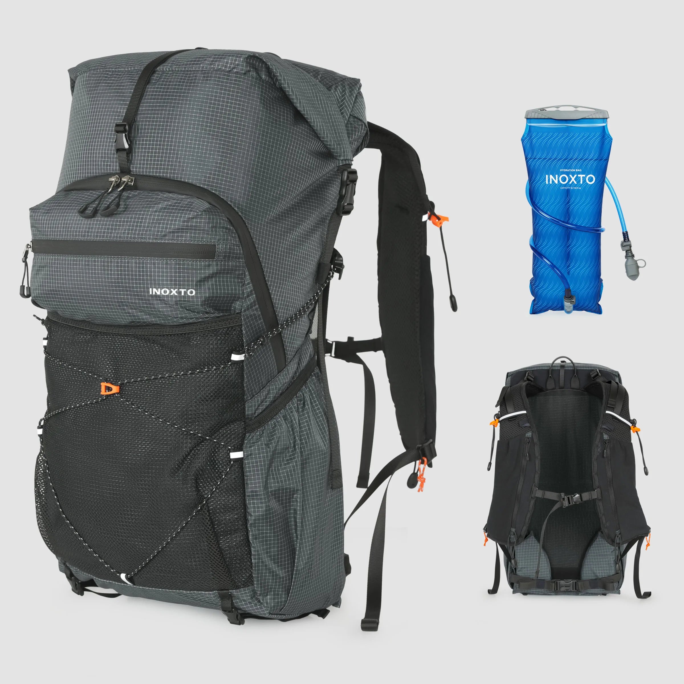 Hiking Backpack for Men and Women, 30L Waterproof Camping Backpack with Rain Cover, Lightweight Outdoor Sport Travel Daypack Ruc