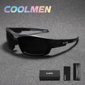 2026 COOLMEN Polarized Anti Glare Sunglasses Men UV400 Outdoor Sports Eyewear for Fishing Cycling Hiking with Box YZ41