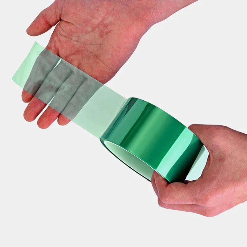 Peijian Pet Green Tape High Temperature Heat Resistant Tape 33m ( For Sublimation Heat Transfer And Diy Craft Applications